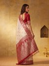 Geetanjali By Ast Silk Blend With Rich Zari Work Saree